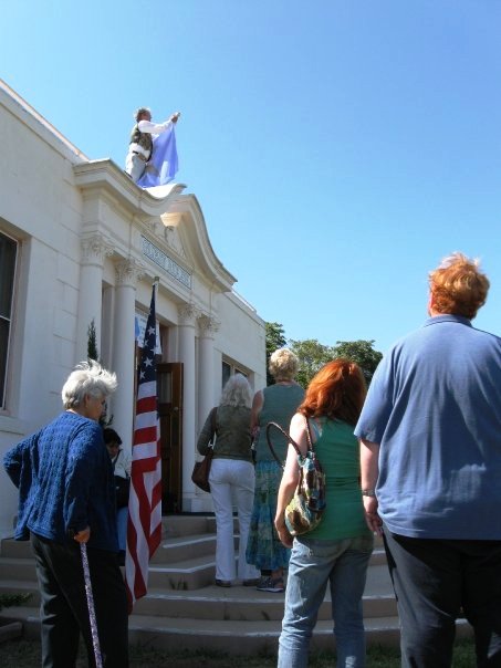 Raising Rosicrucian Flag Ceremony in the Guest House